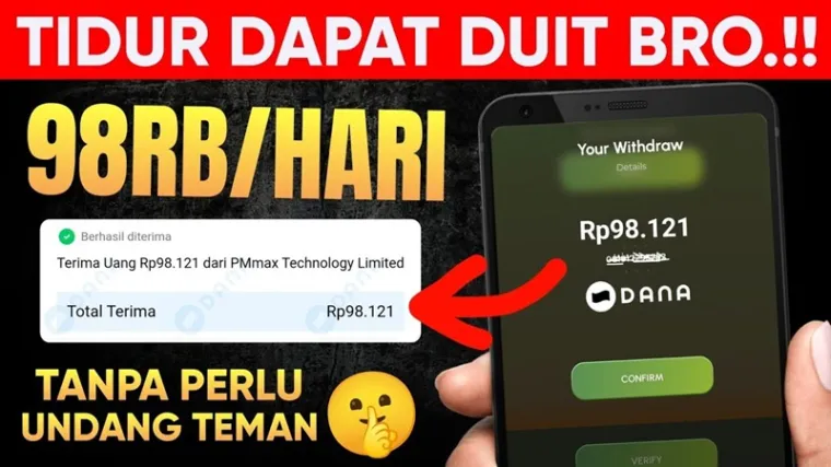 Aplikasi penghasil uang adalah solusi modern untuk mendapatkan penghasilan tambahan hanya dengan memanfaatkan smartphone dan koneksi internet
